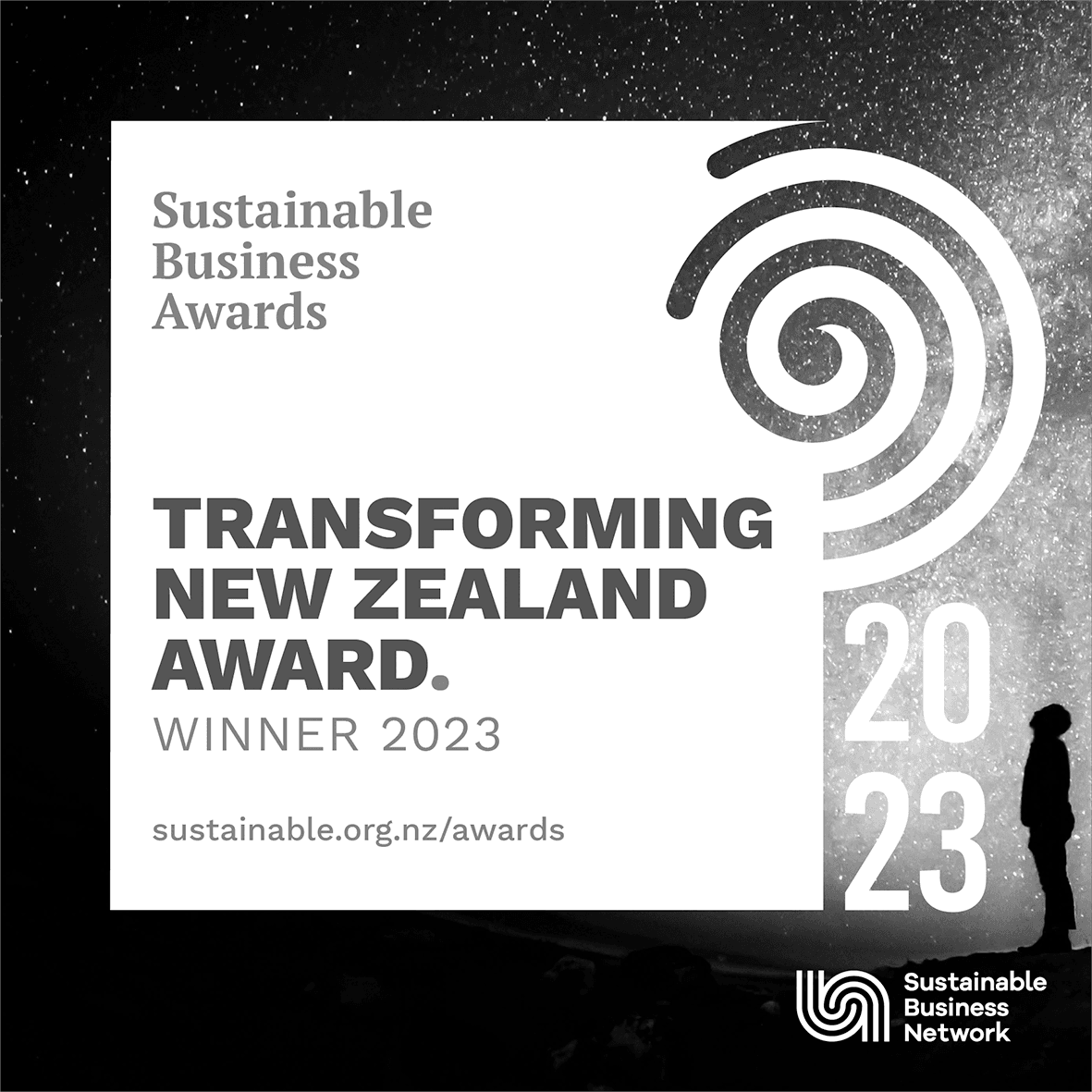 SBN Transforming Aotearoa NZ Award 2023