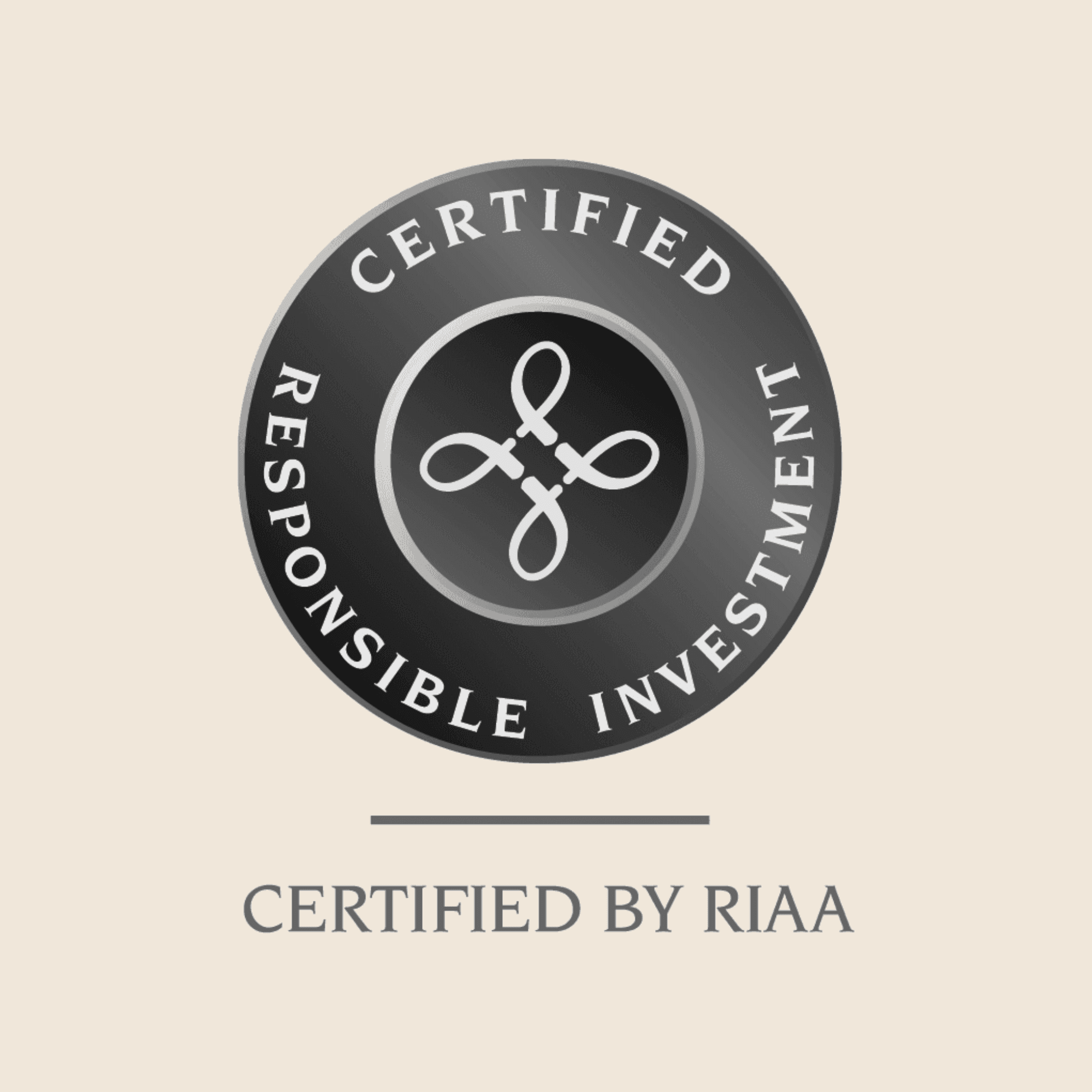 Responsible Investment Certification RIAA Badge